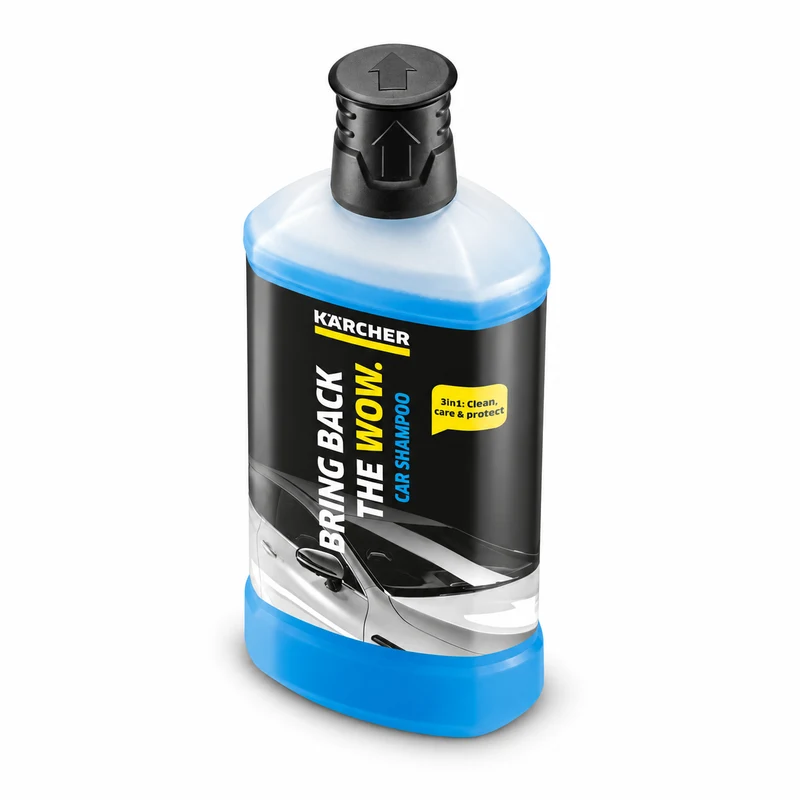 Shampoo para automóviles 3 en 1, 1 L, Kärcher, código 6.295-750.0