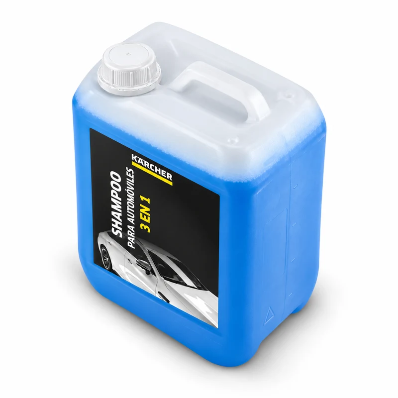 Shampoo para automóviles 3 en 1, 5 L, Kärcher, código 6.295-360.0